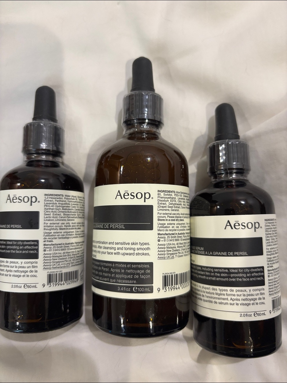 Various Aesop parsley seed toner serum treatment - Picture 7 of 7
